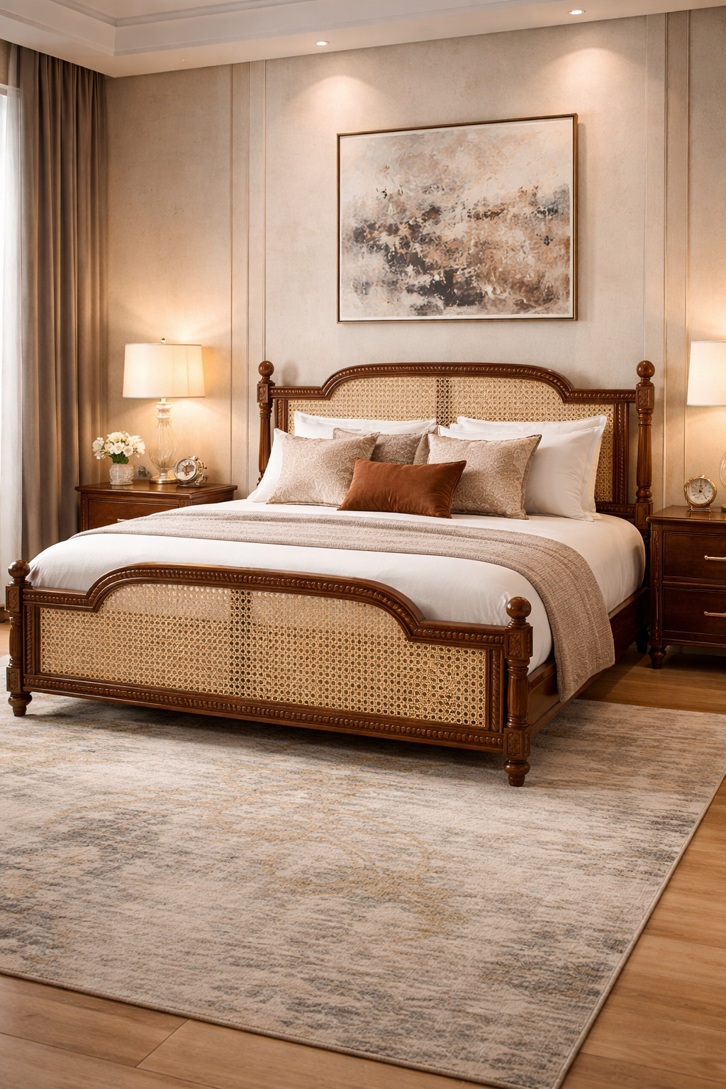 Cane Heritage Bed